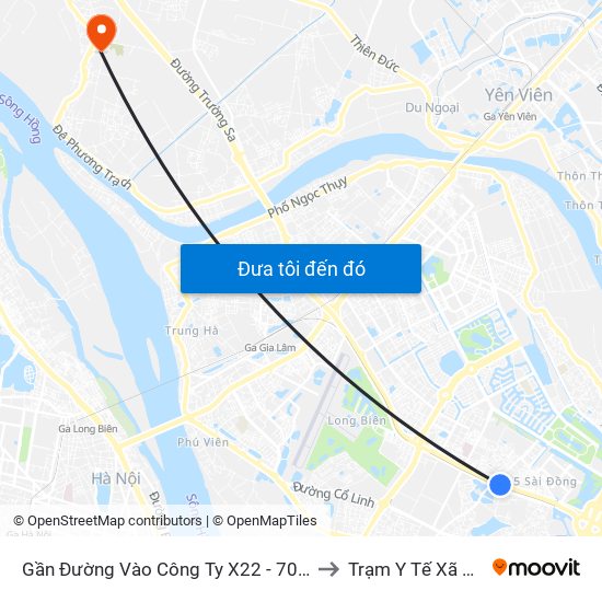 Gần Đường Vào Công Ty X22 - 705 Nguyễn Văn Linh to Trạm Y Tế Xã Xuân Canh map