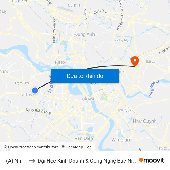 (A) Nhổn to Đại Học Kinh Doanh & Công Nghệ Bắc Ninh map