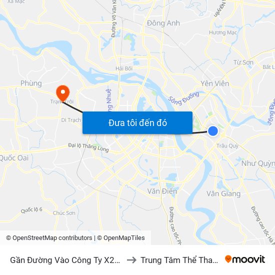 Gần Đường Vào Công Ty X22 - 705 Nguyễn Văn Linh to Trung Tâm Thể Thao Huyện Hoài Đức map