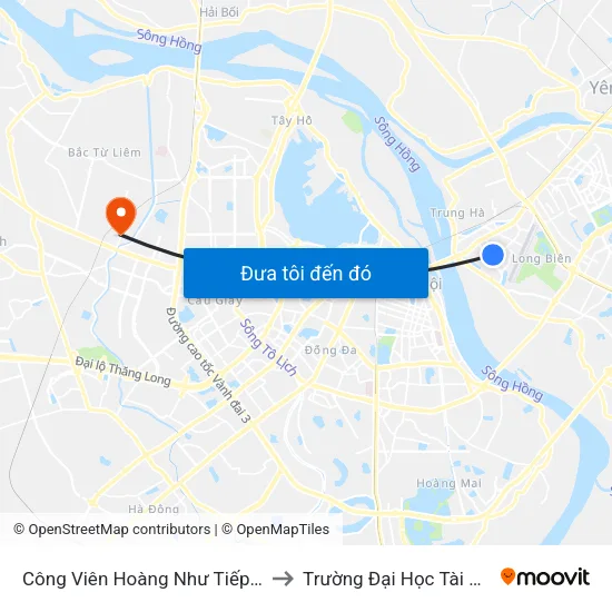 Công Viên Hoàng Như Tiếp (Cổng Số 4 Bvđk Tâm Anh) to Trường Đại Học Tài Nguyên Và Môi Trường map