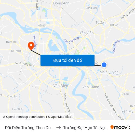Đối Diện Trường Thcs Dương Xá - Đường Ỷ Lan to Trường Đại Học Tài Nguyên Và Môi Trường map