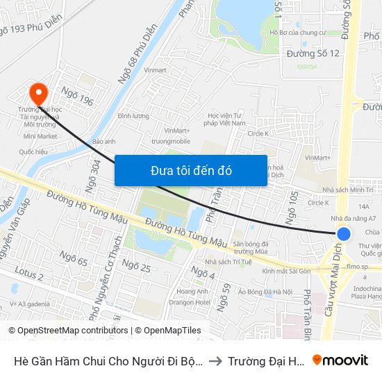 2b Phạm Văn Đồng to Trường Đại Học Tài Nguyên Và Môi Trường map