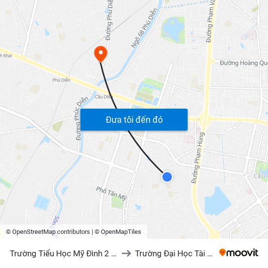 Trường Tiểu Học Mỹ Đình 2 - Đối Diện 216 Đường Mỹ Đình to Trường Đại Học Tài Nguyên Và Môi Trường map