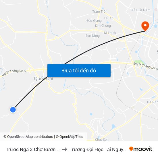 Trước Ngã 3 Chợ Bương - Cấn Hữu 30m to Trường Đại Học Tài Nguyên Và Môi Trường map