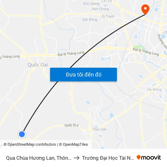 Qua Chùa Hương Lan, Thôn Đông Cựu, Đông Sơn 30m to Trường Đại Học Tài Nguyên Và Môi Trường map