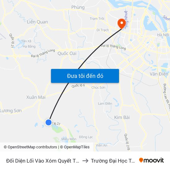 Đối Diện Lối Vào Xóm Quyết Tiến Thôn Nam Sơn - Đường Hồ Chí Minh to Trường Đại Học Tài Nguyên Và Môi Trường map