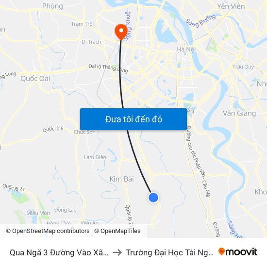 Qua Ngã 3 Đường Vào Xã Tân Ước Khoảng 50m to Trường Đại Học Tài Nguyên Và Môi Trường map