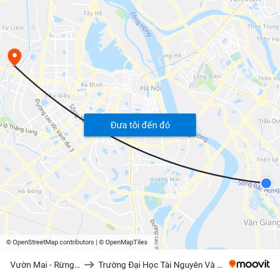 Vườn Mai - Rừng Thông to Trường Đại Học Tài Nguyên Và Môi Trường map