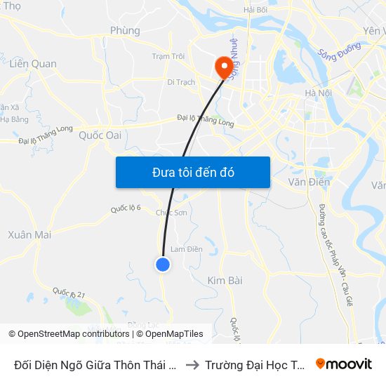 Đối Diện Ngõ Giữa Thôn Thái Hòa, Xã Hợp Đồng, Chương Mỹ, Tl 419 to Trường Đại Học Tài Nguyên Và Môi Trường map