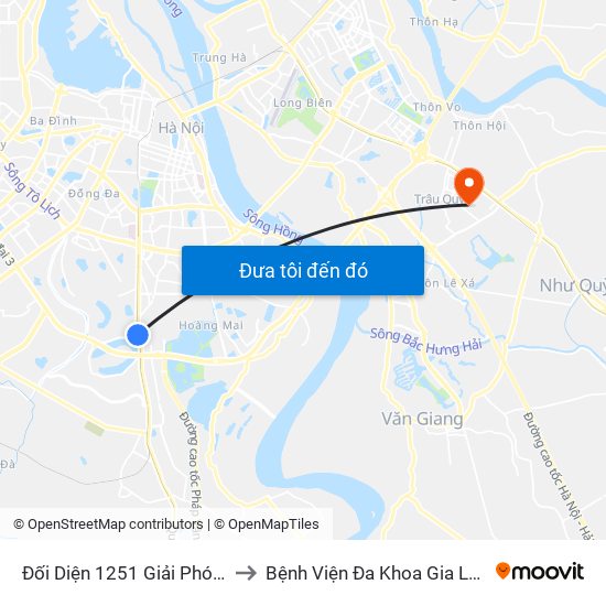 Đối Diện 1251 Giải Phóng to Bệnh Viện Đa Khoa Gia Lâm map