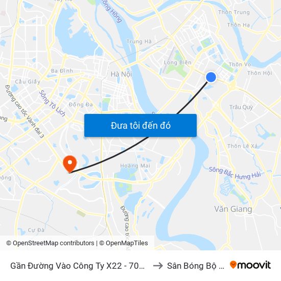 Gần Đường Vào Công Ty X22 - 705 Nguyễn Văn Linh to Sân Bóng Bộ Công An map