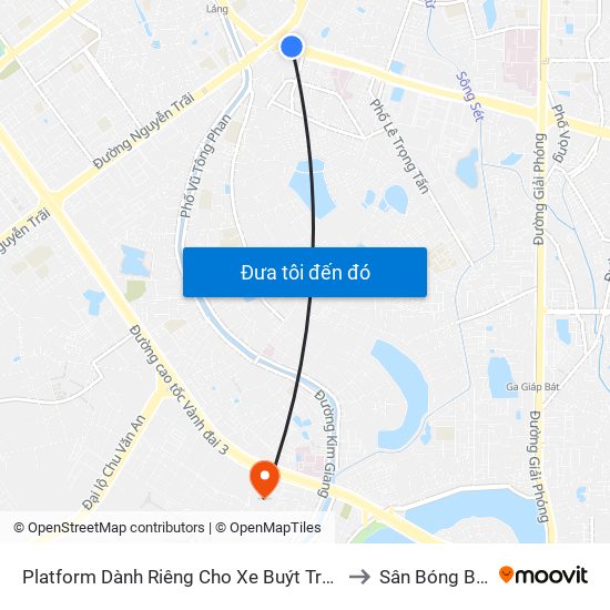 Platform Dành Riêng Cho Xe Buýt Trước Nhà 604 Trường Chinh to Sân Bóng Bộ Công An map