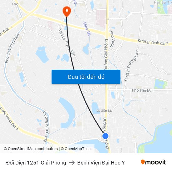 Đối Diện 1251 Giải Phóng to Bệnh Viện Đại Học Y map