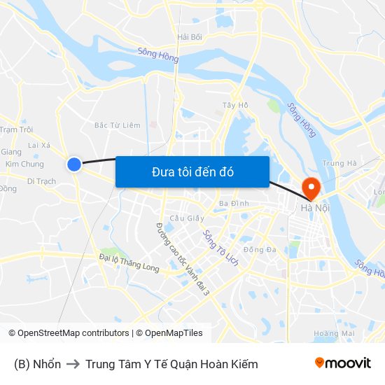 (B) Nhổn to Trung Tâm Y Tế Quận Hoàn Kiếm map