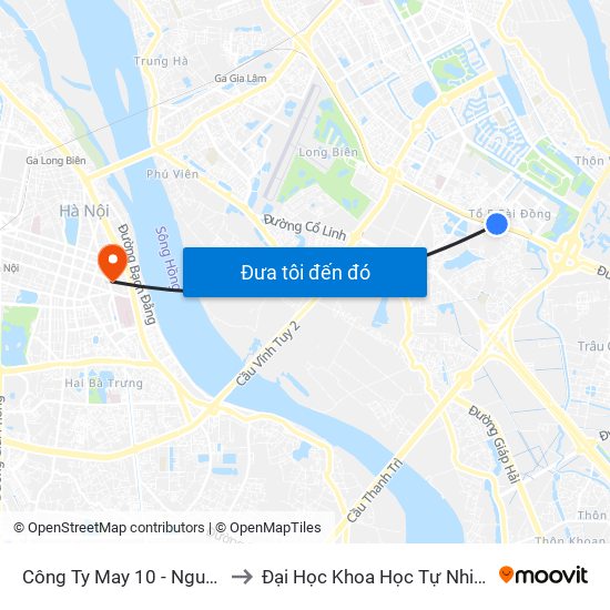 Công Ty May 10 - Nguyễn Văn Linh to Đại Học Khoa Học Tự Nhiên - Khoa Hoá map