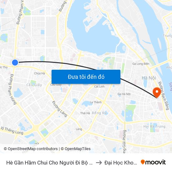 2b Phạm Văn Đồng to Đại Học Khoa Học Tự Nhiên - Khoa Hoá map