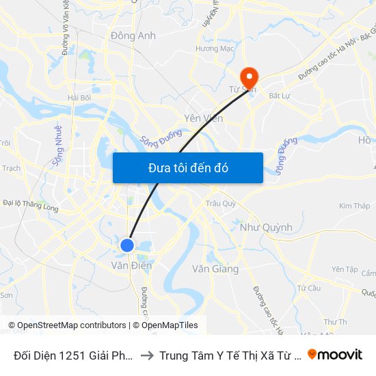 Đối Diện 1251 Giải Phóng to Trung Tâm Y Tế Thị Xã Từ Sơn map