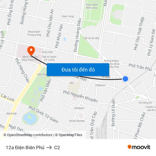 12a Điện Biên Phủ to C2 map