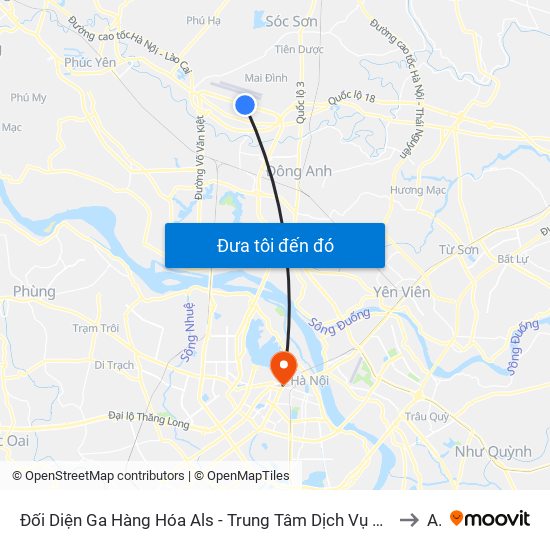 Đối Diện Ga Hàng Hóa Als - Trung Tâm Dịch Vụ Kỹ Thuật Cung Ứng Điện to A2 map