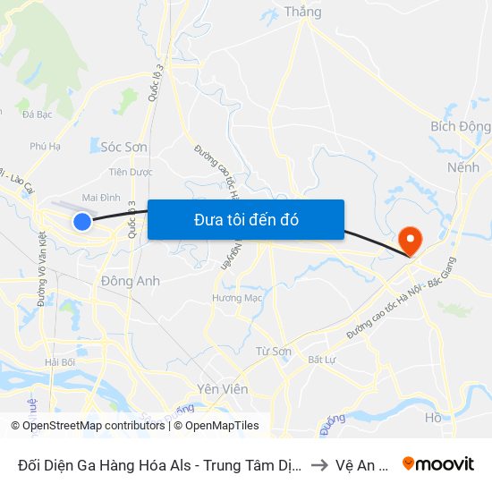 Đối Diện Ga Hàng Hóa Als - Trung Tâm Dịch Vụ Kỹ Thuật Cung Ứng Điện to Vệ An Stadium map