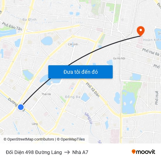 Đối Diện 498 Đường Láng to Nhà A7 map