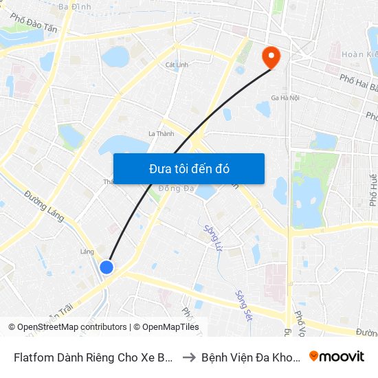 Flatfom Dành Riêng Cho Xe Buýt Trước Nhà 45 Đường Láng to Bệnh Viện Đa Khoa Quốc Tế Hồng Hà map