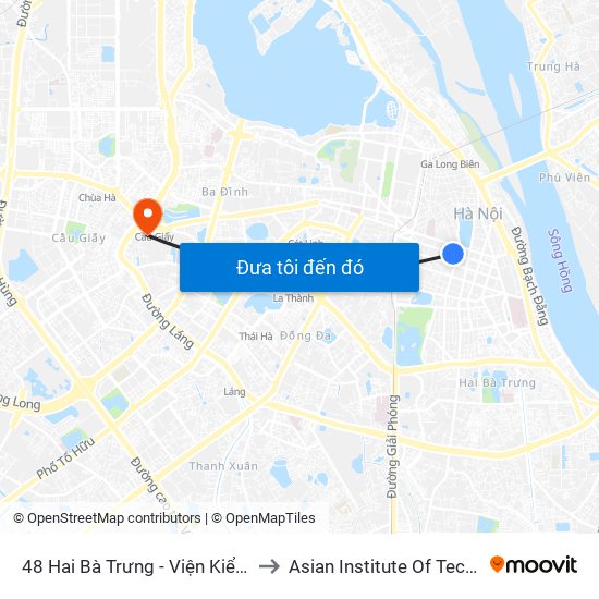 48 Hai Bà Trưng - Viện Kiểm Nghiệm Thuốc Trung Ương to Asian Institute Of Technology Vietnam (Ait-Vn) map