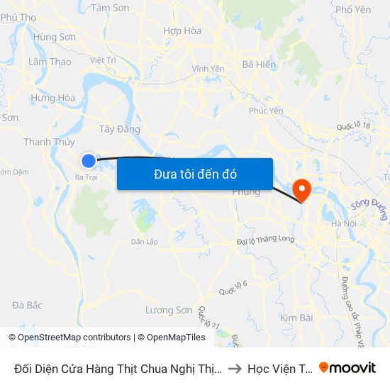 Đối Diện Cửa Hàng Thịt Chua Nghị Thịnh, Cẩm An, Cẩm Lĩnh to Học Viện Tài Chính map