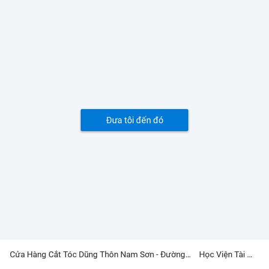 Cửa Hàng Cắt Tóc Dũng Thôn Nam Sơn - Đường Hồ Chí Minh to Học Viện Tài Chính map