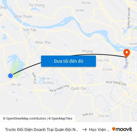 Trước Đối Diện Doanh Trại Quân Đội Nhân Dân Việt Nam 15m, Đt87 to Học Viện Tài Chính map