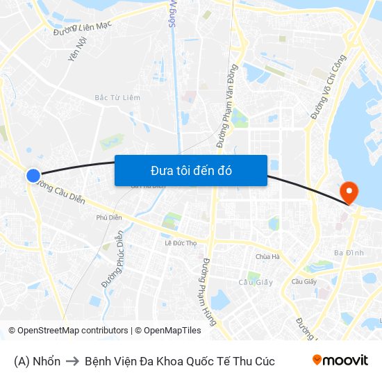 (A) Nhổn to Bệnh Viện Đa Khoa Quốc Tế Thu Cúc map