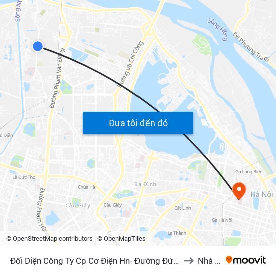 Đối Diện Công Ty Cp Cơ Điện Hn- Đường Đức Thắng to Nhà B4 map