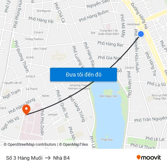 Số 3 Hàng Muối to Nhà B4 map