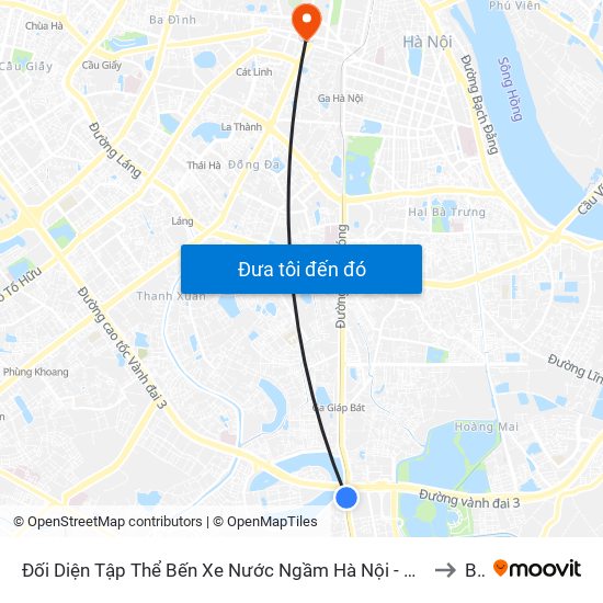 Đối Diện Tập Thể Bến Xe Nước Ngầm Hà Nội - Ngọc Hồi to B2 map