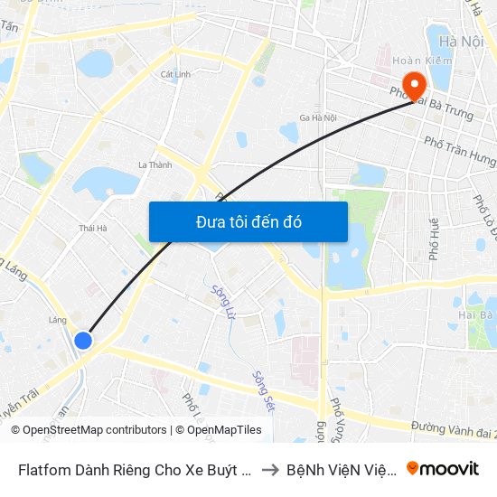 Flatfom Dành Riêng Cho Xe Buýt Trước Nhà 45 Đường Láng to BệNh ViệN ViệT Nam - Cuba map