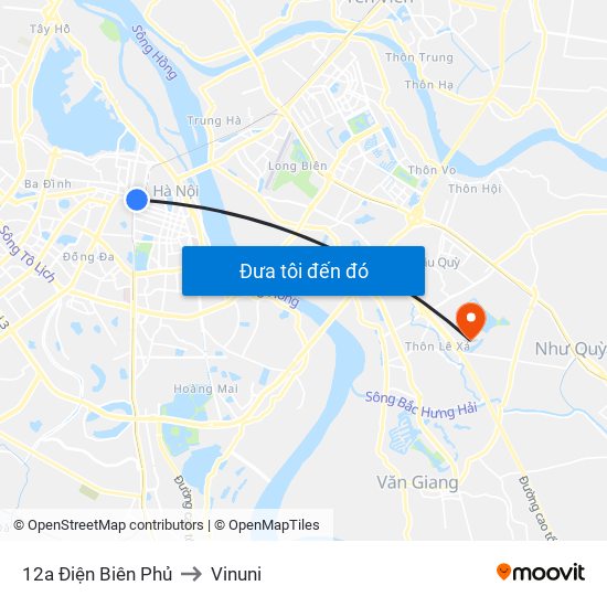 12a Điện Biên Phủ to Vinuni map