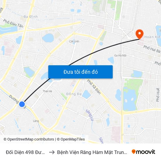 Đối Diện 498 Đường Láng to Bệnh Viện Răng Hàm Mặt Trung Ương Hà Nội map