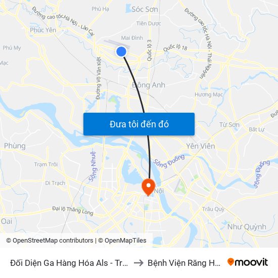 Đối Diện Ga Hàng Hóa Als - Trung Tâm Dịch Vụ Kỹ Thuật Cung Ứng Điện to Bệnh Viện Răng Hàm Mặt Trung Ương Hà Nội map