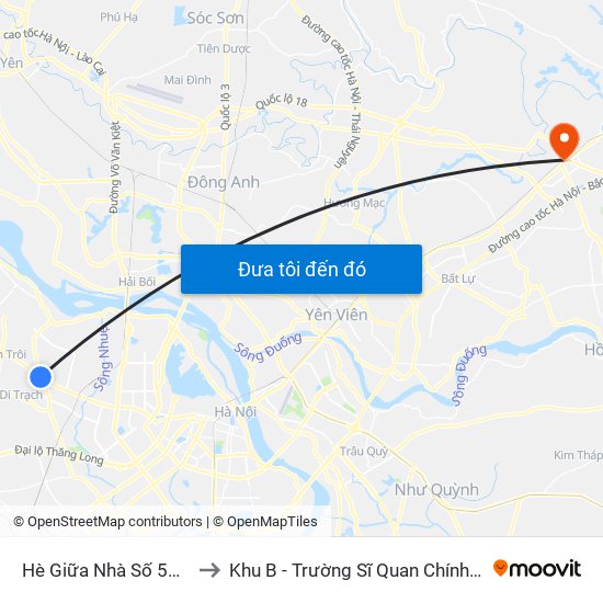 Hè Giữa Nhà Số 55-57 Phố Nhổn to Khu B - Trường Sĩ Quan Chính Trị - Bộ Quốc Phòng map