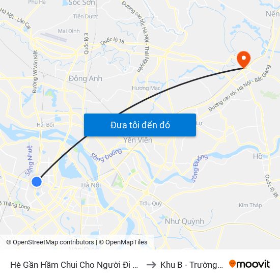 2b Phạm Văn Đồng to Khu B - Trường Sĩ Quan Chính Trị - Bộ Quốc Phòng map