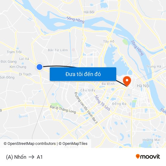 (A) Nhổn to A1 map