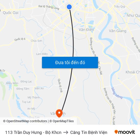 113 Trần Duy Hưng - Bộ Khcn to Căng Tin Bệnh Viện map