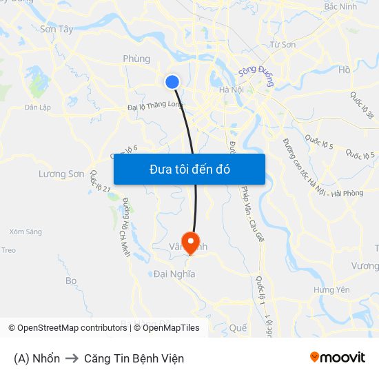 (A) Nhổn to Căng Tin Bệnh Viện map