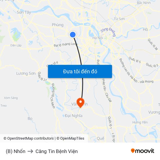 (B) Nhổn to Căng Tin Bệnh Viện map