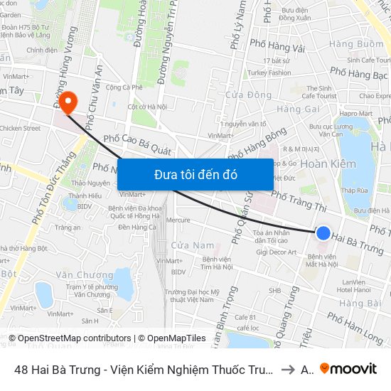 48 Hai Bà Trưng - Viện Kiểm Nghiệm Thuốc Trung Ương to A3 map