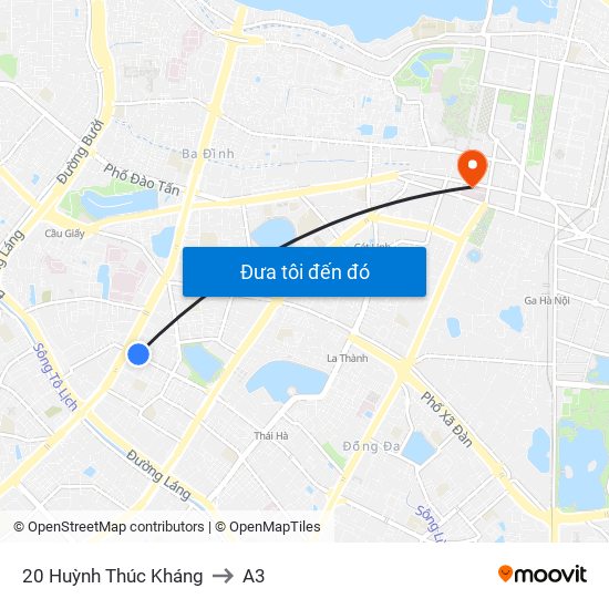 20 Huỳnh Thúc Kháng to A3 map