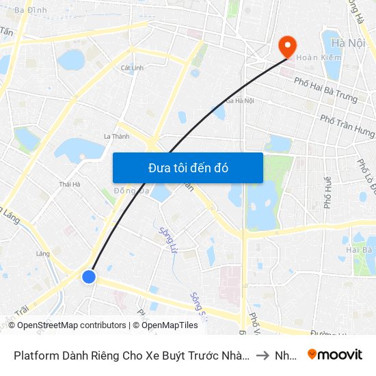 Platform Dành Riêng Cho Xe Buýt Trước Nhà 604 Trường Chinh to Nhà B1 map