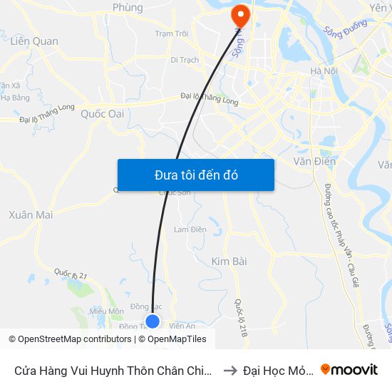 Cửa Hàng Vui Huynh Thôn Chân Chim, Phúc Lâm - Tỉnh Lộ 429 to Đại Học Mỏ - Địa Chất map