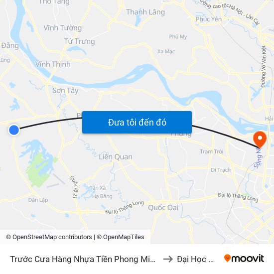 Trước Cưa Hàng Nhựa Tiền Phong Minh Sáu, Thôn Xuân Hòa, Vân Hòa, Đt87 to Đại Học Mỏ - Địa Chất map