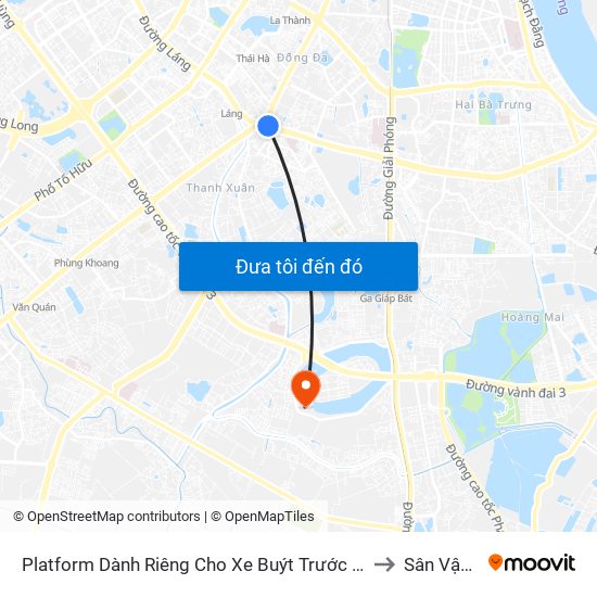 Platform Dành Riêng Cho Xe Buýt Trước Nhà 604 Trường Chinh to Sân Vận Động map